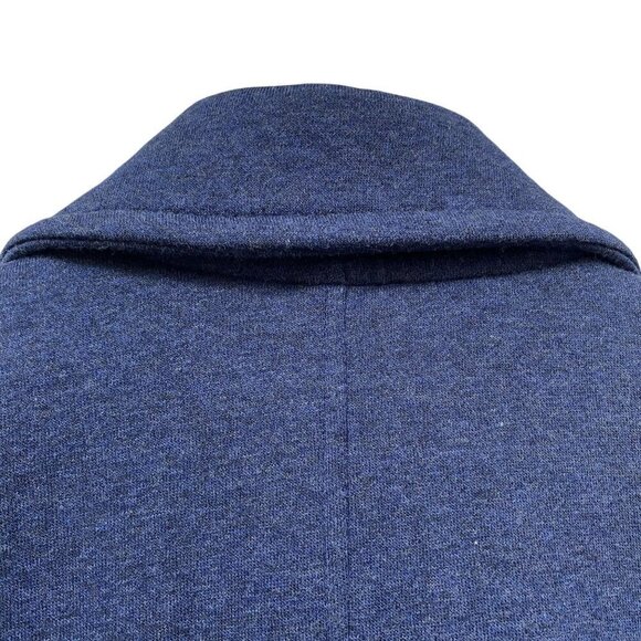 AEROPOSTALE Pea Coat M/L Womens Double Breasted Jacket Blue Knit NWT - Picture 8 of 9